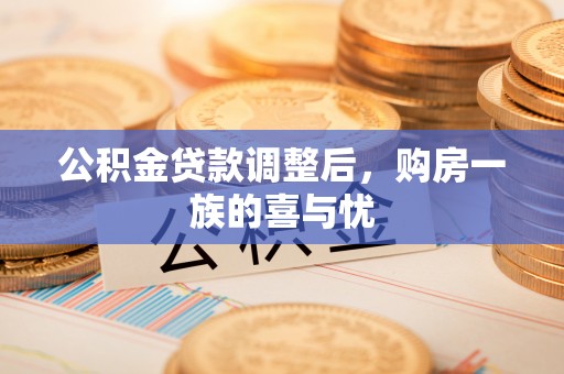 红塔公积金贷款调整后，购房一族的喜与忧