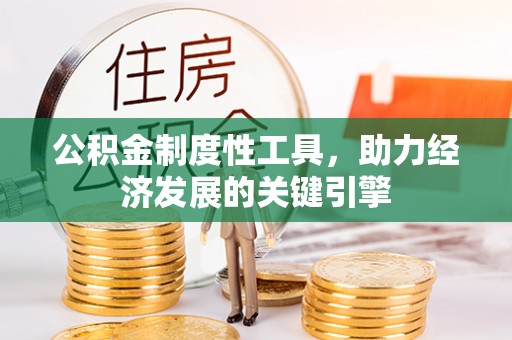 红塔公积金制度性工具，助力经济发展的关键引擎