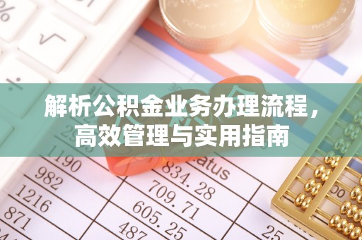 红塔解析公积金业务办理流程，高效管理与实用指南